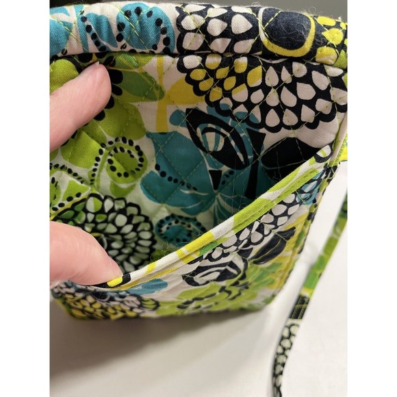 NWT - Vera Bradley Mini Hipster Crossbody Purse Shoulder Handbag Limes Up - Picture 12 of 13